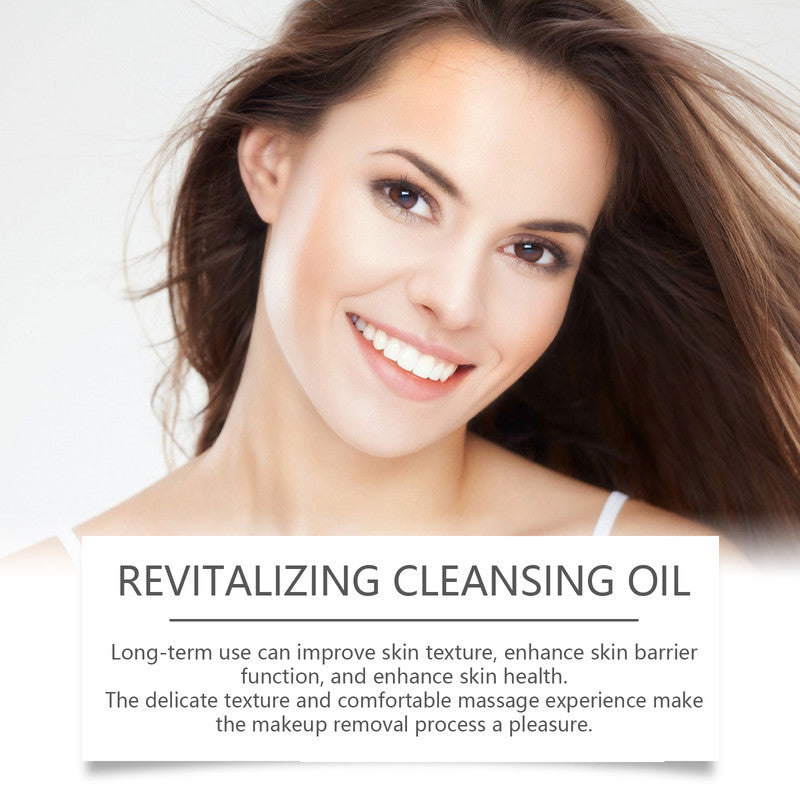 Gentle Facial Cleansing Oil Makeup Remover for Sensitive Skin, Moisturizing Cleansing Liquid, 100ml Hydrating Skin Care