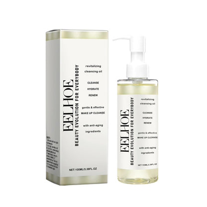 Gentle Facial Cleansing Oil Makeup Remover for Sensitive Skin, Moisturizing Cleansing Liquid, 100ml Hydrating Skin Care