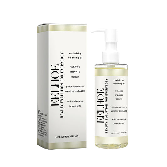 Gentle Facial Cleansing Oil Makeup Remover for Sensitive Skin, Moisturizing Cleansing Liquid, 100ml Hydrating Skin Care